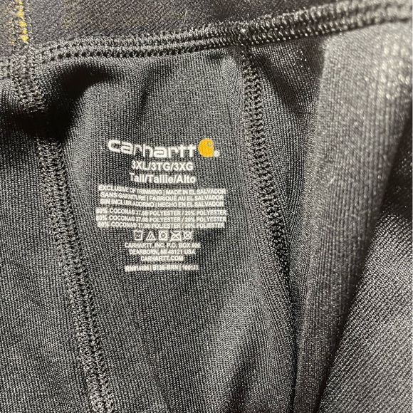 Carhartt Base Force Extremes Mens Size 3XL Black Cold Weather Bottoms Pants - Picture 4 of 4